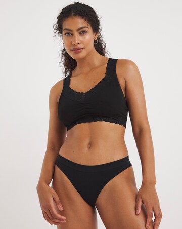 2 Pack Lace Trim Comfort Tops A-D