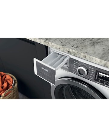 Hotpoint H799GPOWERUK, 9kg, 1400rpm Washing Machine - White + Installation