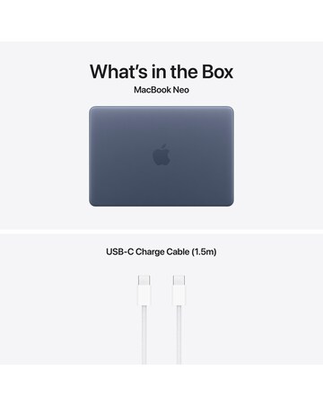 Apple MacBook Neo (A18, 2026) 13in 6-core CPU 5-core GPU 8GB 256GB - Indigo