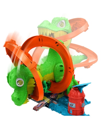 Hot Wheels City T-Rex Blaze Battle Playset