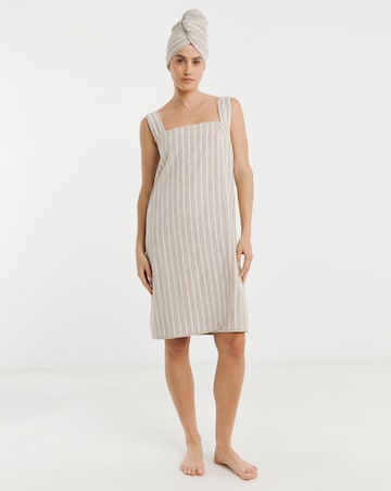 Pretty Secrets Towelling Shower Wrap And Turban