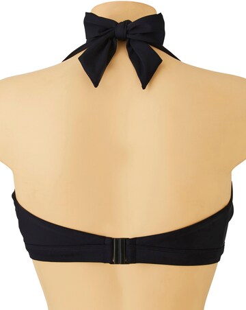 Black Halterneck Bikini Top