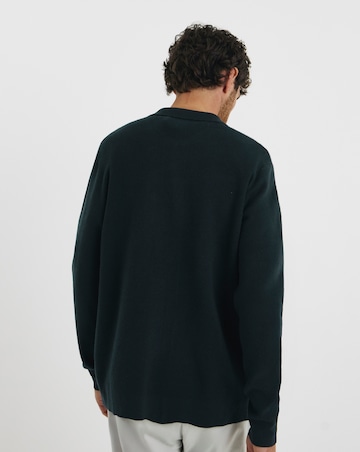 Folio Knitted Zip Through Shirt