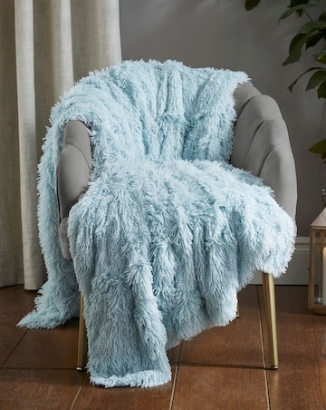 Catherine Lansfield Shaggy Fleece Throw