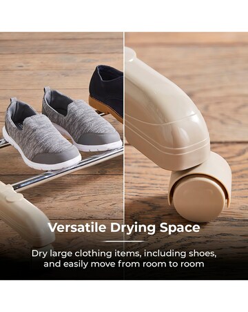 Tower 3 Tier Garment Rack Latte