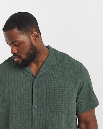 Jack & Jones Pablo Textured Resort Shirt - Green