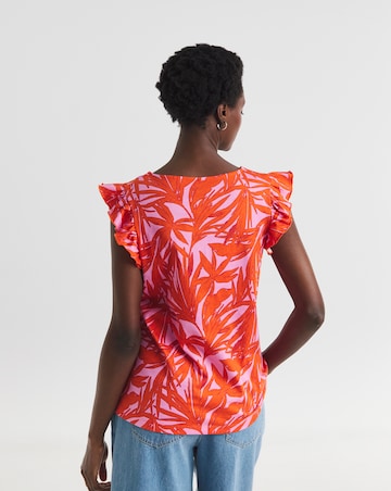 Pure Cotton The Ruffle Vest Printed