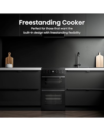 Hisense HDCEC5C10B 50cm Electric Double Cooker - Black