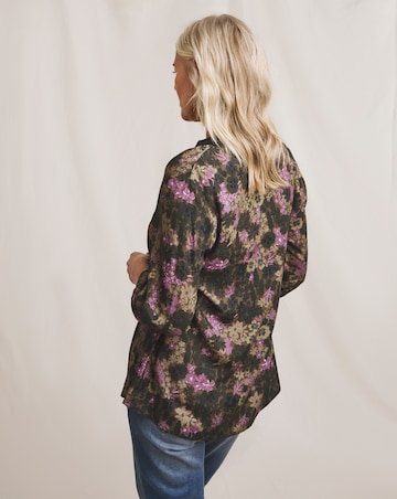 Julipa Printed Button Blouse