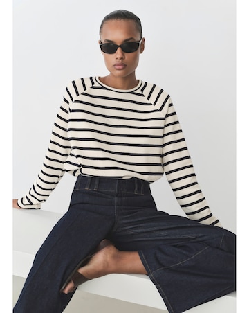 Mango Striped Timon Sweatshirt