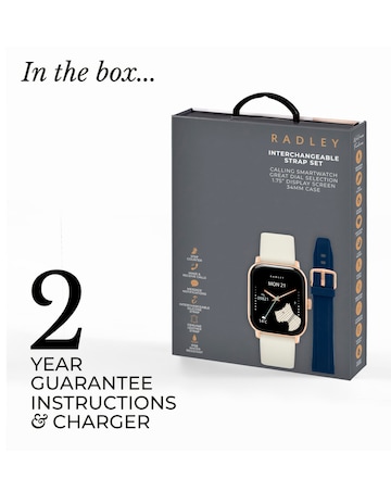 Radley Series 56 Dual Strap Smart Watch - Salt Leather/Ink Silicone