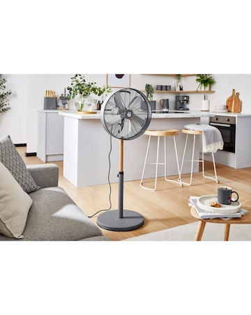 Swan 16 Grey Nordic Pedestal Fan