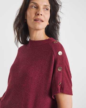 Soft Touch Boxy Roll Neck Top