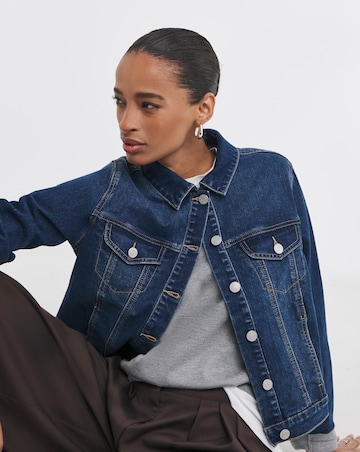 Mid Blue Ultimate Stretch Denim Jacket
