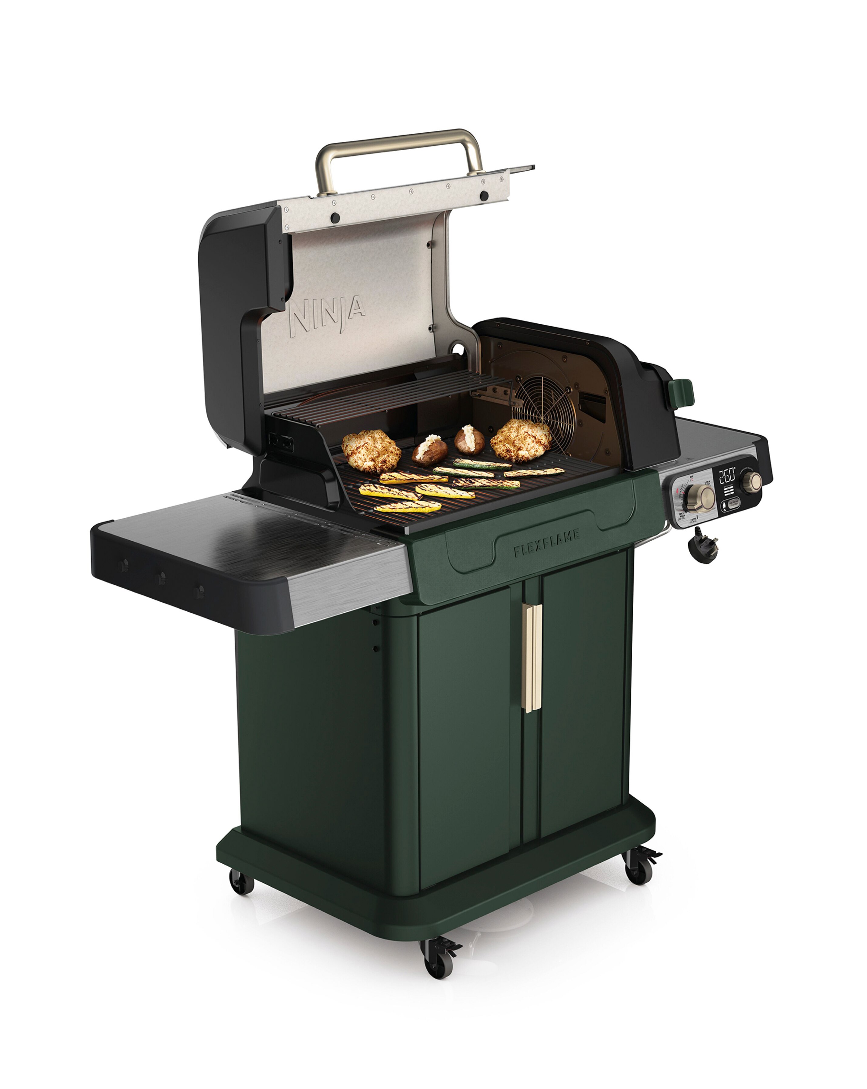 Ninja FlexFlame Outdoor Cooking System PG301UK Green | JD Williams