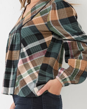 Fatface Lara Check Blouse