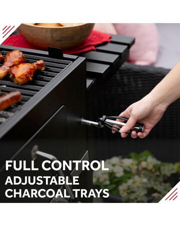 George Foreman XL Smoker Charcoal BBQ