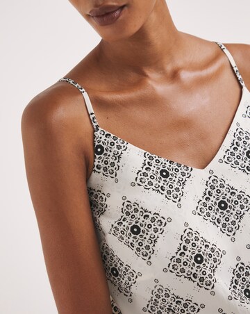 Mono Print Strappy Cami