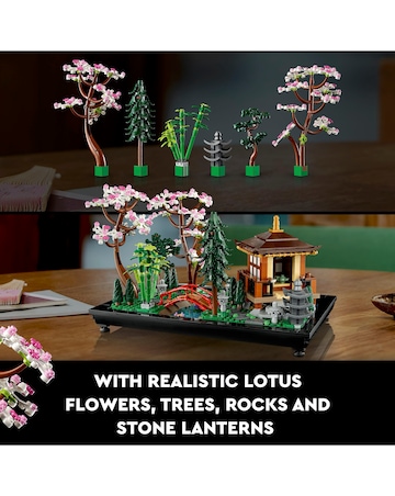 LEGO Icons Tranquil Garden Botanical Set with Flowers 10315