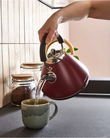 Morphy Richards Accents Pyramid Kettle & Toaster Rhubarb