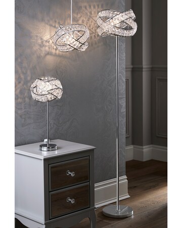 Twist Acrylic Table Lamp