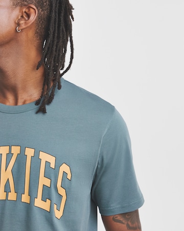 Dickies Short Sleeve Aitkin Varsity T-Shirt - Blue