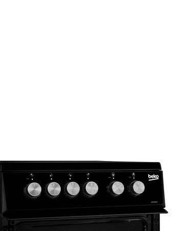 Beko KDVC563AK 50cm Electric Cooker with Ceramic Hob - Black - A/A Rated