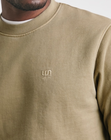 Union Garment Dyed Crew Neck Sweat- Tan