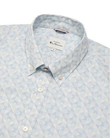 Ben Sherman Geo Print Short Sleeve Shirt