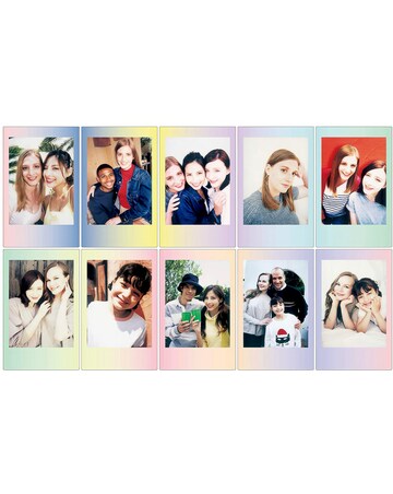 Fujifilm Instax Mini 9 Instant Camera with 10 Shot Macaron Film Pack - Pink