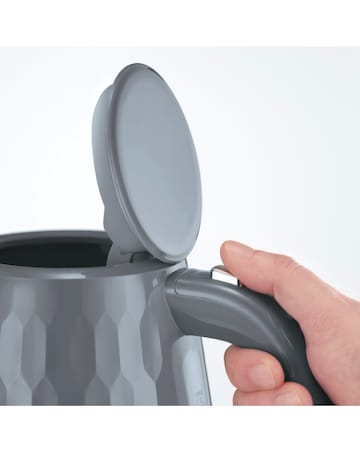 Russell Hobbs 26053 Textured Honeycomb Grey Kettle