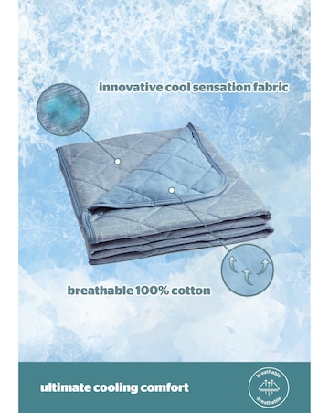Silentnight Restore Cooling Lightweight Blanket Blue
