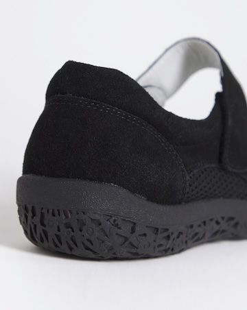 Heavenly Soles Avalon Sporty May Jane Trainer - Extra Wide Fit (EEE)