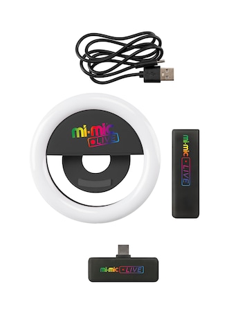 Mi-Mic Video Maker Kit with Microphone Hub & LED Ring Light USB-C