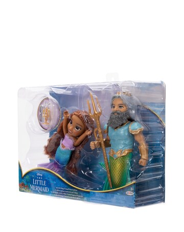 The Little Mermaid Ariel & King Triton 6Inch Petite Gift Set