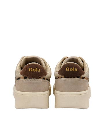 Gola Superslam Blaze II Trainers - Gold/Leopard/Dark Brown