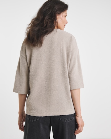 Brushed Soft Touch Half Sleeve Top