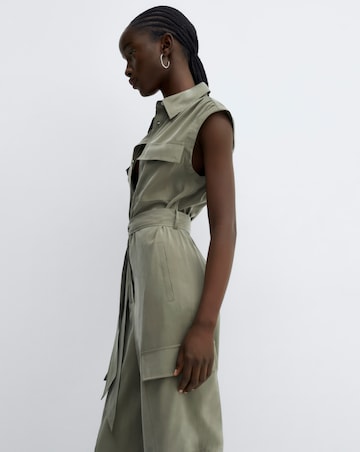 Mango Daily Pocket Cargo Jumpsuit