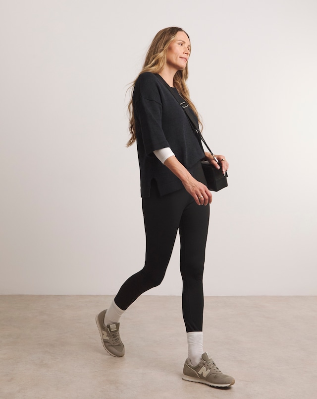 Anthology Black Sculpting Cosy Lined Athleisure Legging