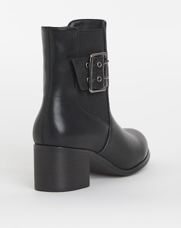 Cushion Walk Block Heel Boot E Fit