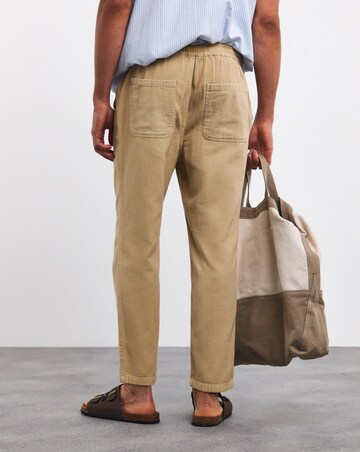 Elasticated Drawcord Canvas Trouser