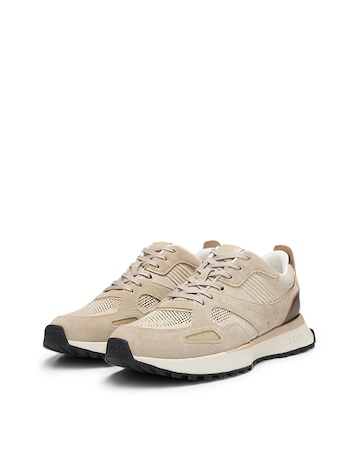 BOSS Jonah Suede Runner - Beige