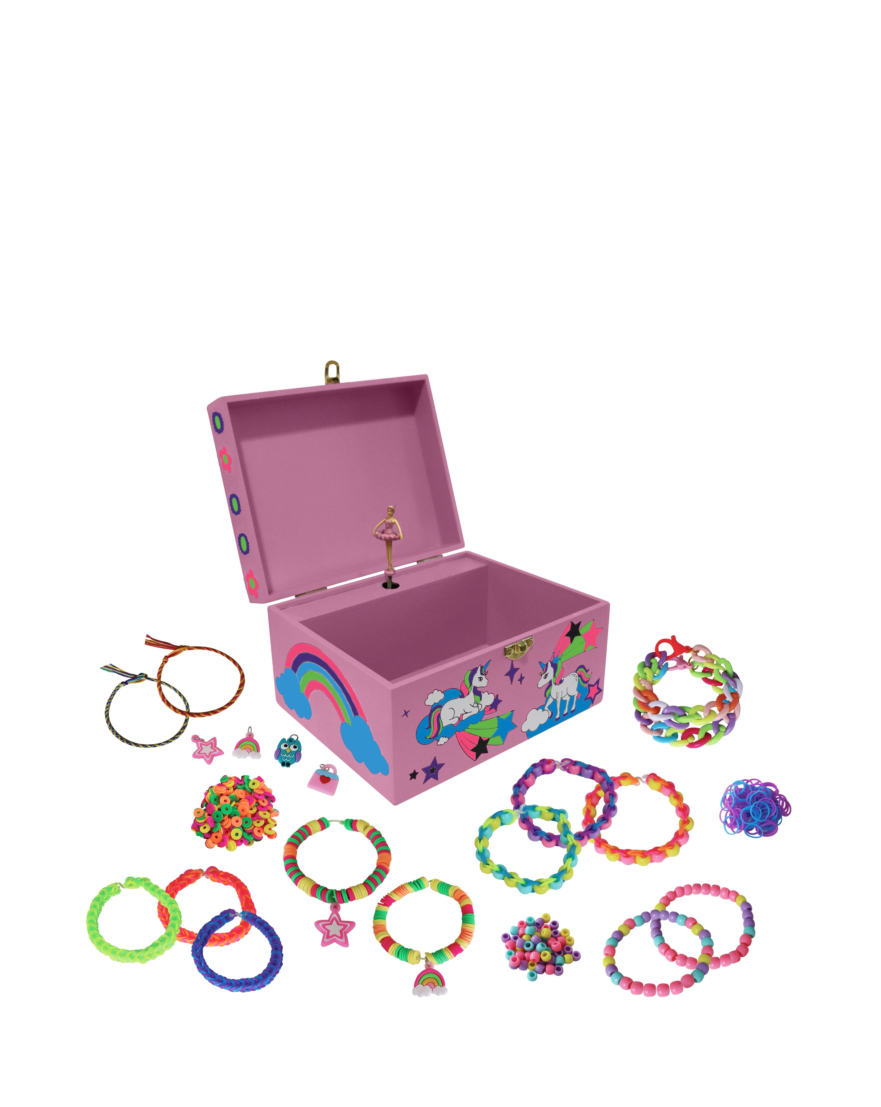 Magical Musical Colour Your Own Jewellery Box Set | JD Williams