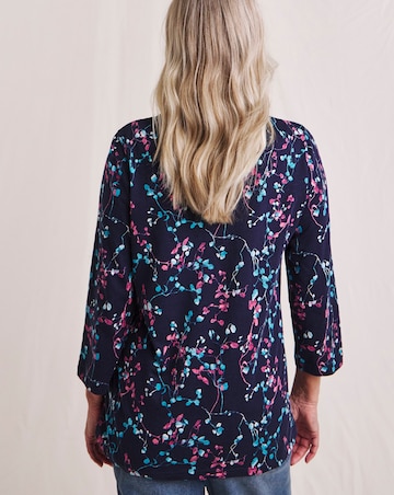 Julipa Pure Cotton Notch Neck T-Shirt