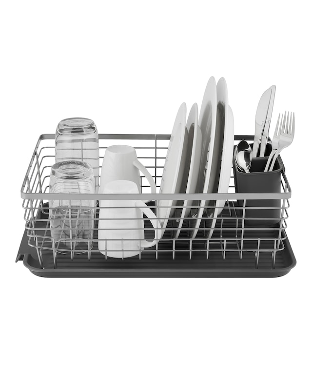 Tower Compact Dishrack with Cutlery Holder