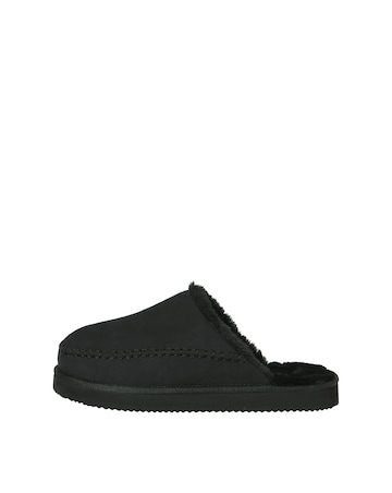 Jack & Jones Manor Moc Mule Slipper - Black