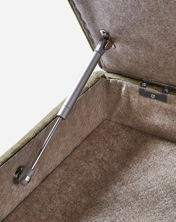 Julipa Colston Chenille Buttoned Storage Footstool