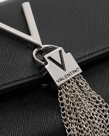 Valentino Bags Divina Black Saffiano Shoulder Bag