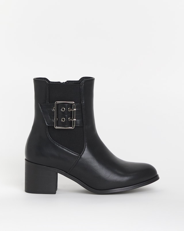 Cushion Walk Block Heel Boot EEE Fit