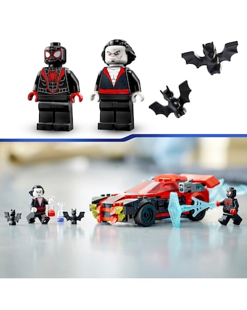 LEGO Marvel Miles Morales vs. Morbius Toy Car Set 76244